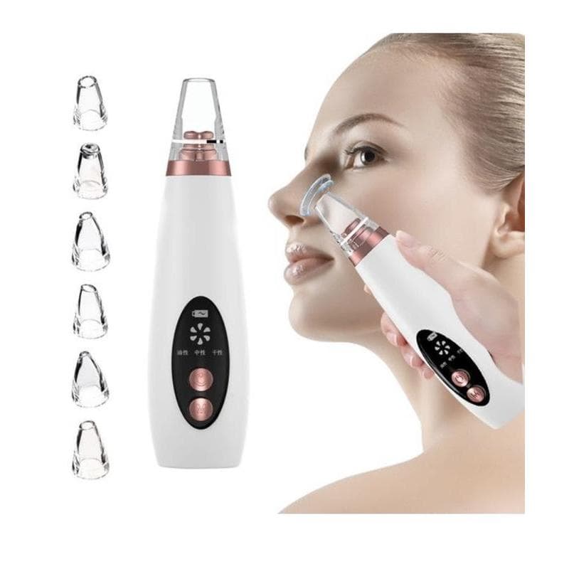 Extrator Removedor de Cravos Aparelho para Limpeza 6 ponteiras para todo tipo de pele com extração eficaz e indolor .