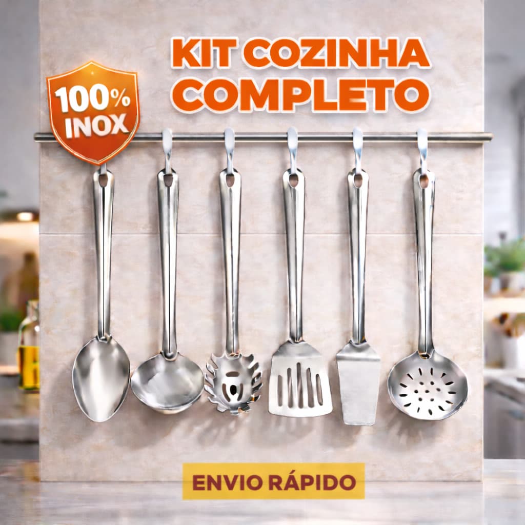 Utensílios Aço Inox Colher Arroz Concha Pegador Massa Espátulas Escumadeira Cozinha Restaurante