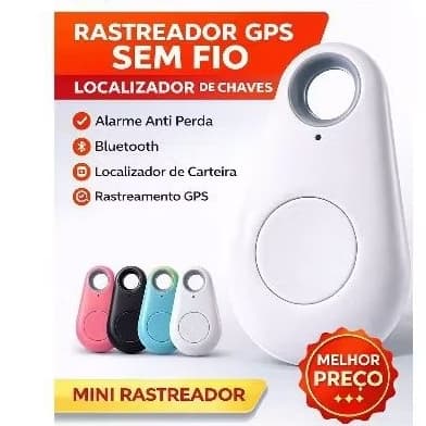 📍 Mini Localizador  GPS Bluetooth Anti-Perda Chaveiro Localizador para Chaves, Bolsa, Mochila e Pets