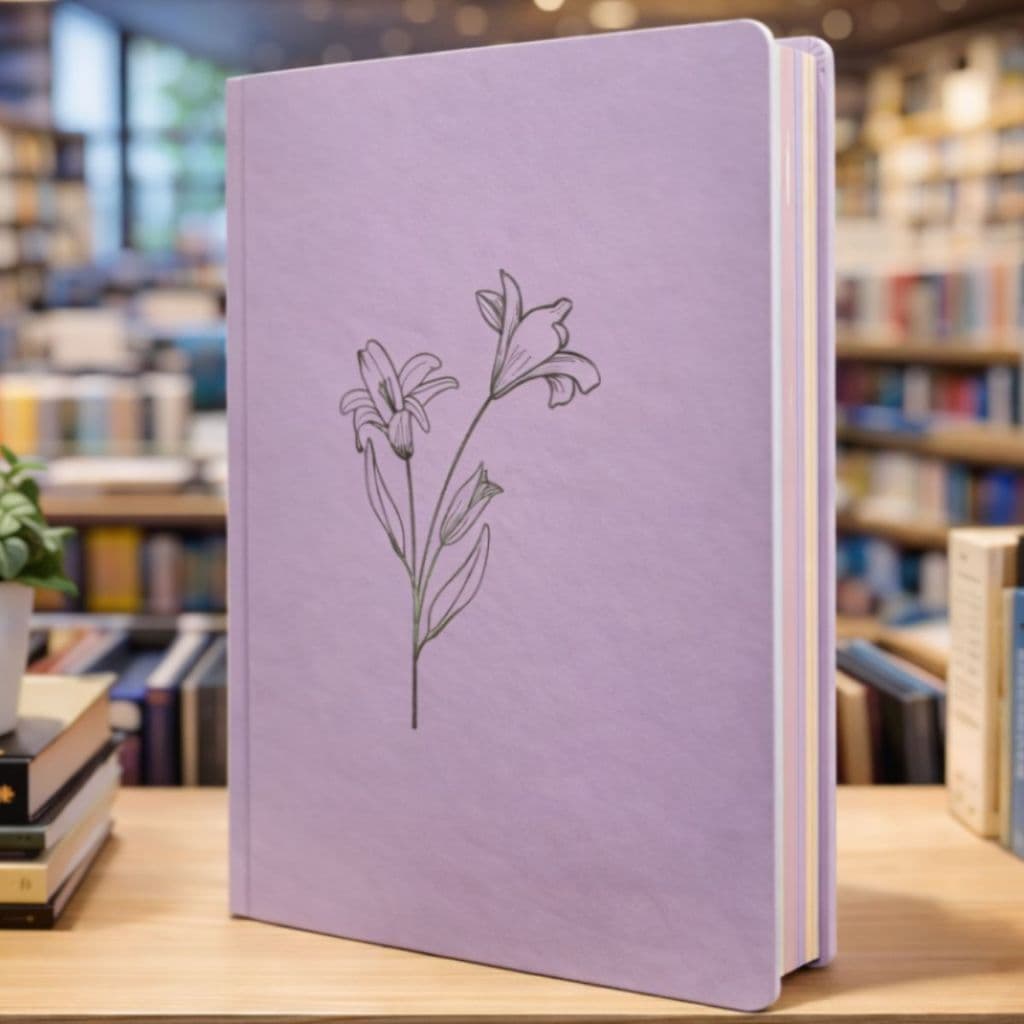 Bíblia Feminina | Letra Maior | Harpa & Corinhos | Lirios Lilás | Capa Dura | RC