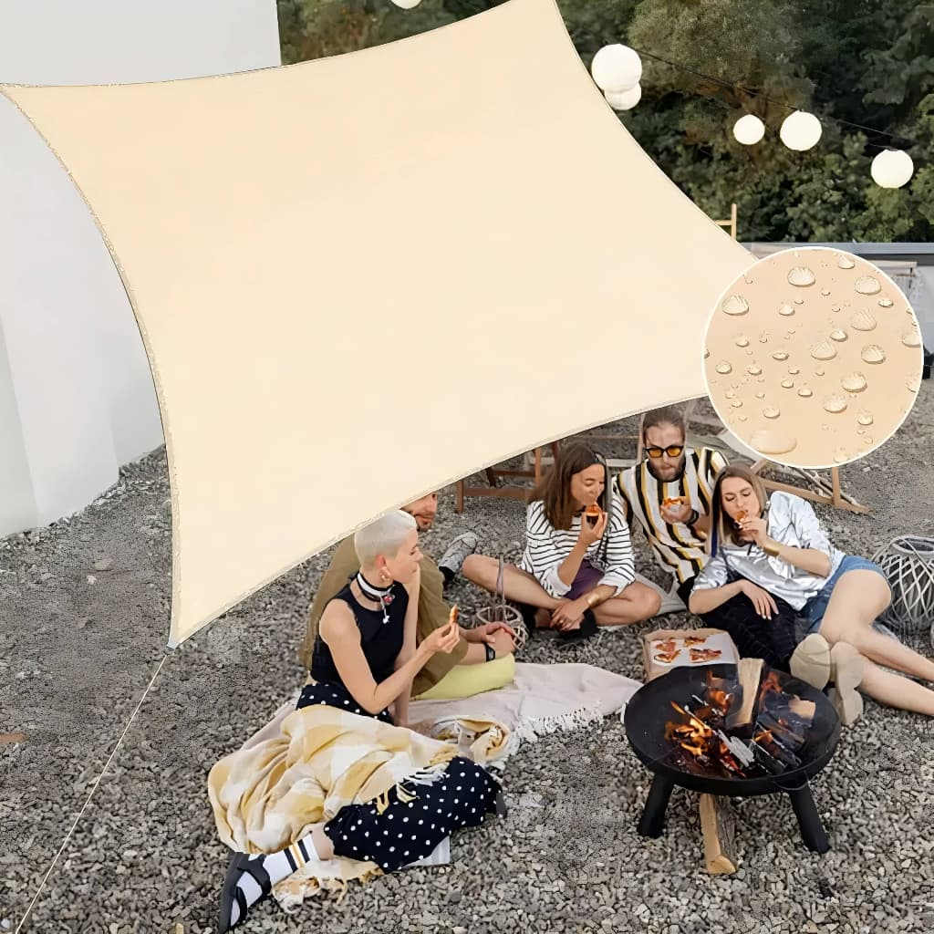 Toldo para Piscina e Camping - Proteção Solar e Impermeável ( 3x4m)