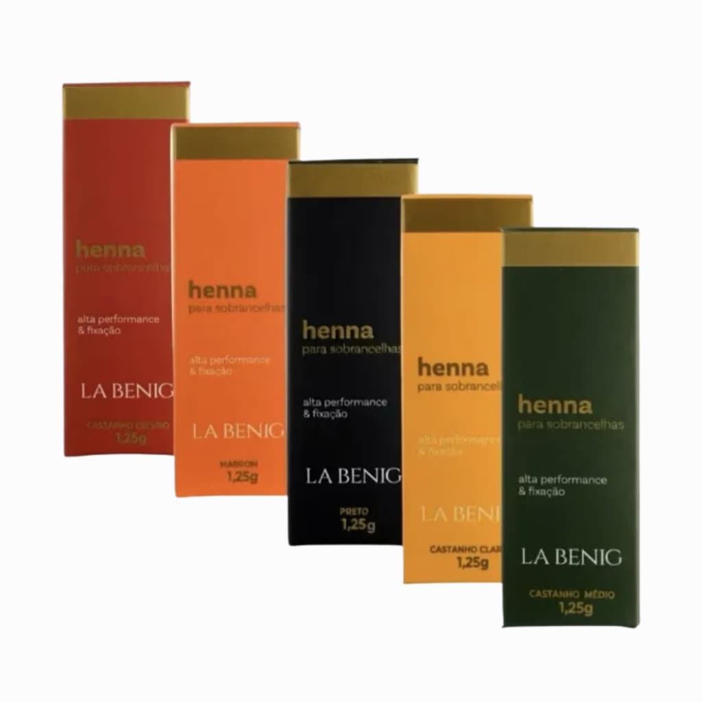 Kit Henna La Benig 1,25 g