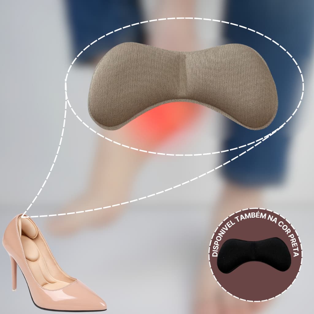 Protetores de Calcanhar Almofadas Adesivas  Kit Anti-desgaste Alivio de Dor Prevenção Contra Atritos