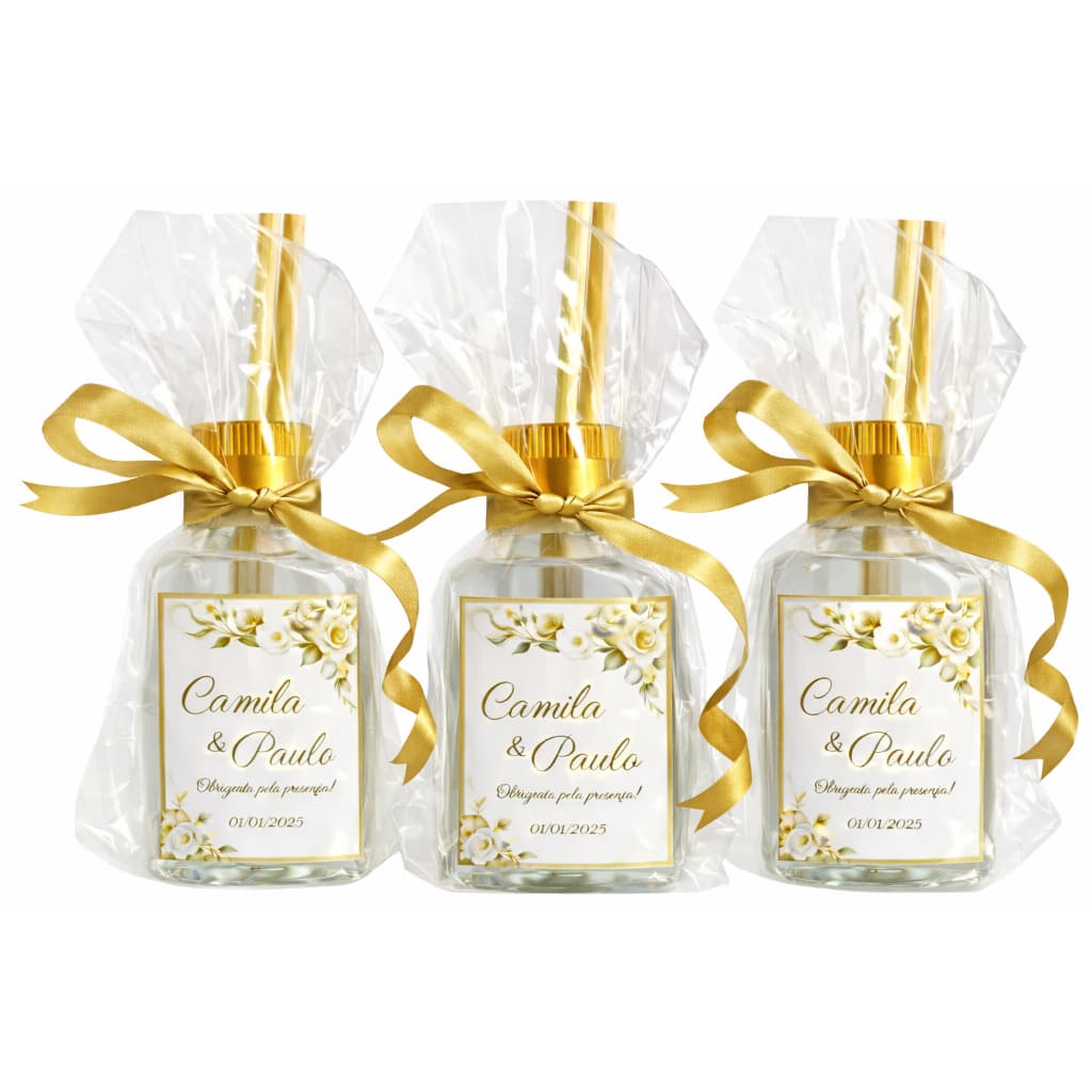 30 Aromatizadores 42 ml. Personalizados Lembrancinha Aromatizante Difusor Casamento Aniversário Chá de bebê