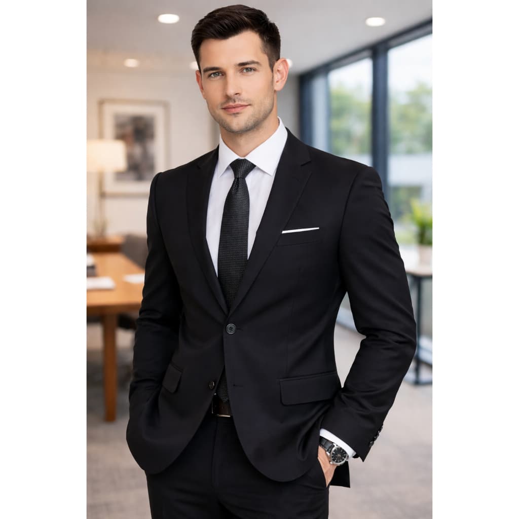 Terno Social Slim Micro Fibra Gabardine Promoção / Original