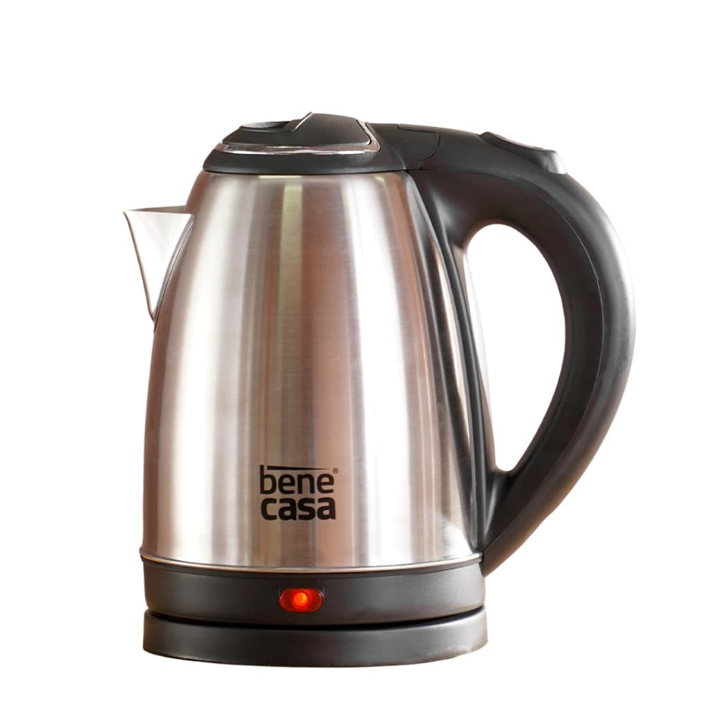 Chaleira Jarra Elétrica Inox 1,8 Litros com Bico e Tampa - Rápida - 110v/220v - ORIGINAL BENE CASA