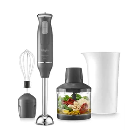 Mixer 3 Em 1 600w Power Inox Elgin Lunar - Processador e Batedor + Copo