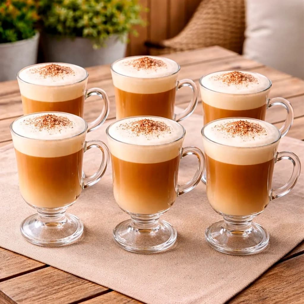 Jogo Xícara Caneca Cappuccino Nespresso Doce Gusto Irish Coffee 120ml