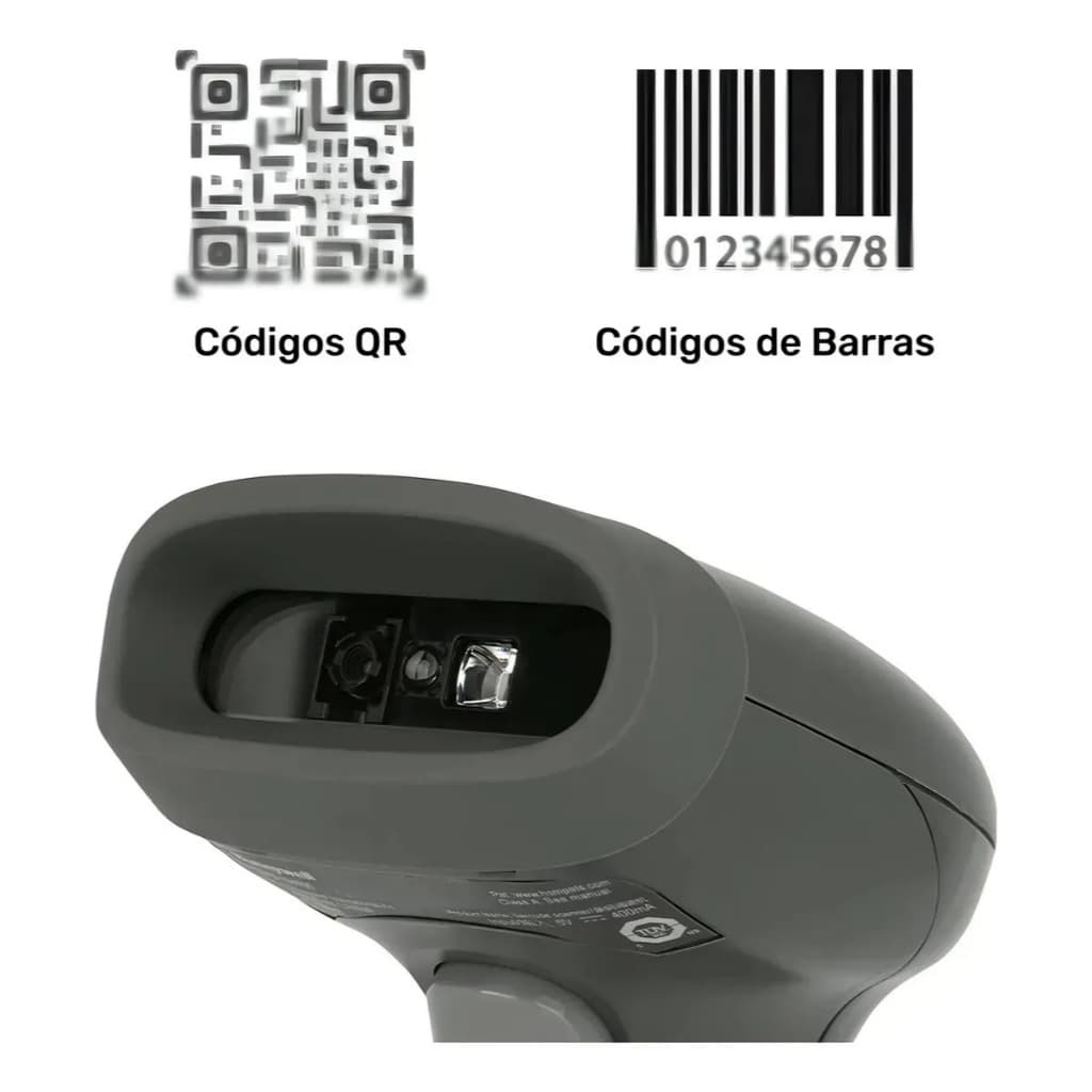 Leitor de Código de Barras Honeywell 1470g 2D USB – Scanner Profissional para PDV e Estoque