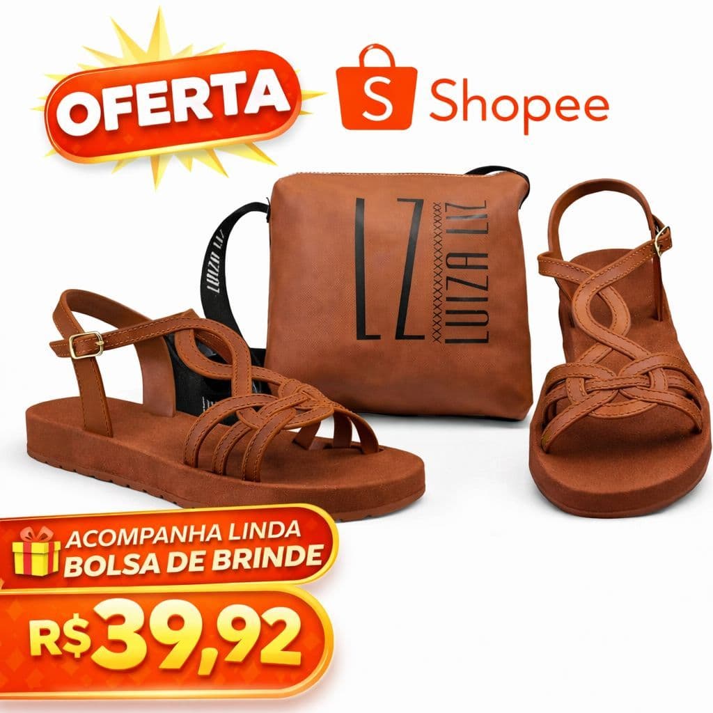 Sandália Feminina Chinelo Papete Rasteira Injetada Cofortavel Dia a Dia com Bolsa