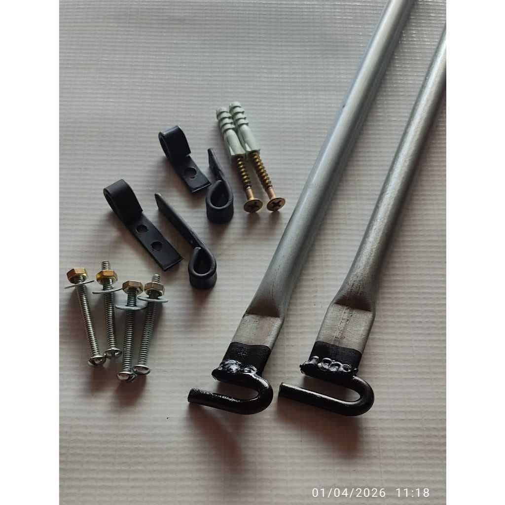 Braços, hastes para Toldos Cortina Retrateis completos