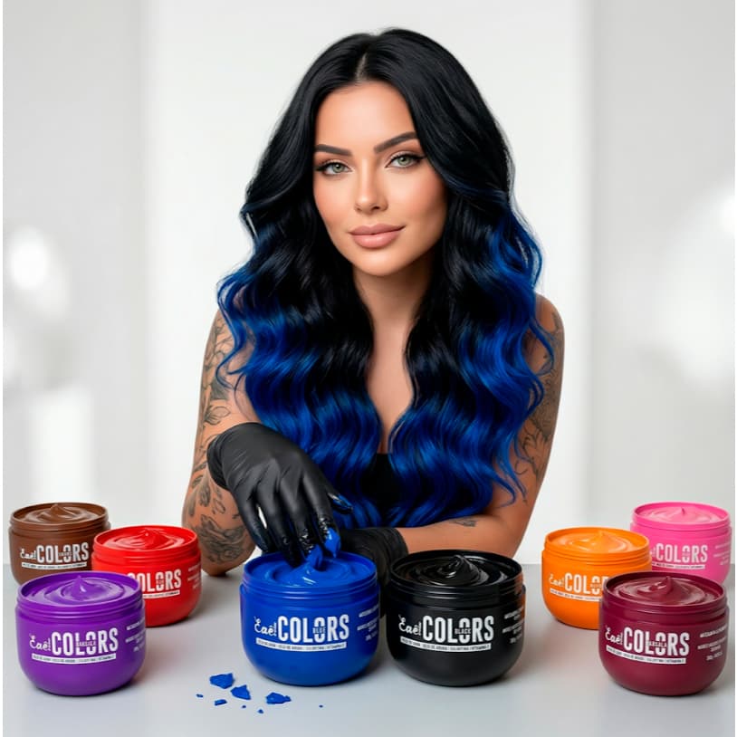 Mascara Matizadora E Tonalizante Pigmentadora Colors Brilho Intenso Eaê colors