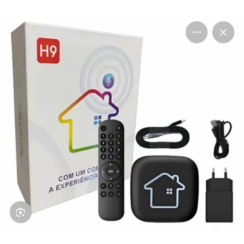 Kit SmartControle Plus POWER/HTV Remoto, Fonte Cabos, H/9 Completo Htv-9 ORIGINAL