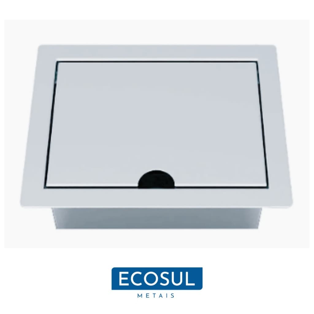 Porta Esponja e Sabão em Barra Aço Inox 304 Ecosul