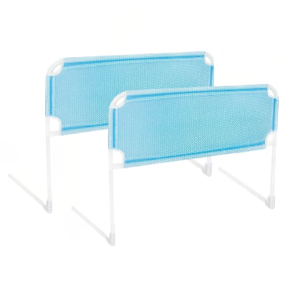 KIT C/2 Grade De Cama Com Tela de Proteção Segurança Para Crianças e Idosos Cama Normal Ou Box (P)