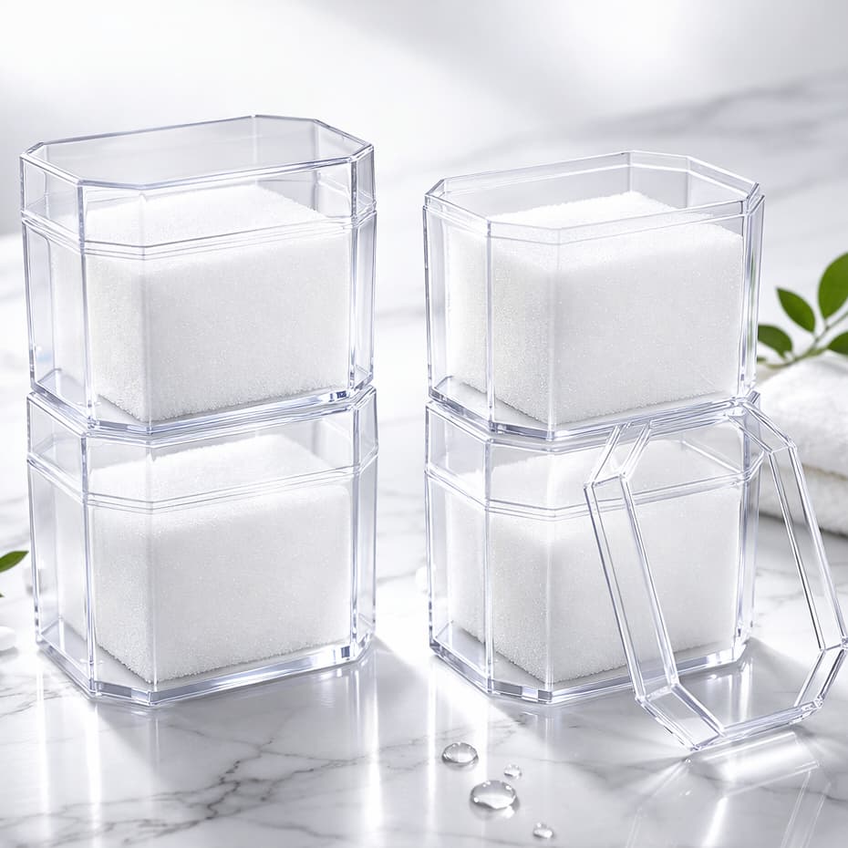 Kit 10 Caixa Estojo Para Relógio Com Almofada Acrílico Transparente Premium Brinde Lembrança Atacado