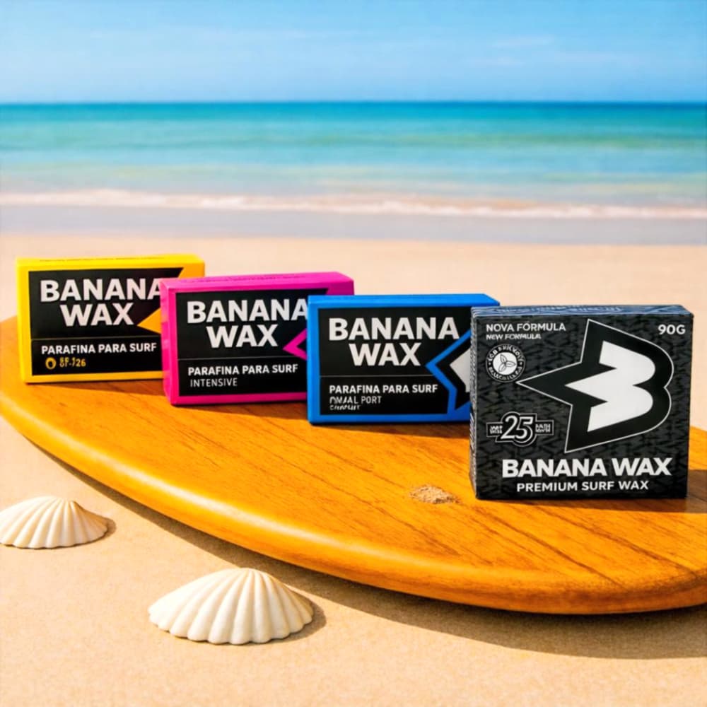 Parafina Banana Wax água quente fria tropical base coat super aderência