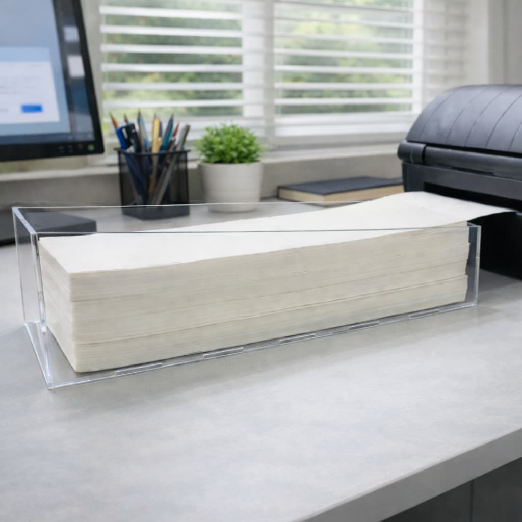 Suporte Acrilico Para Etiquetas Termica Impressora Zebra