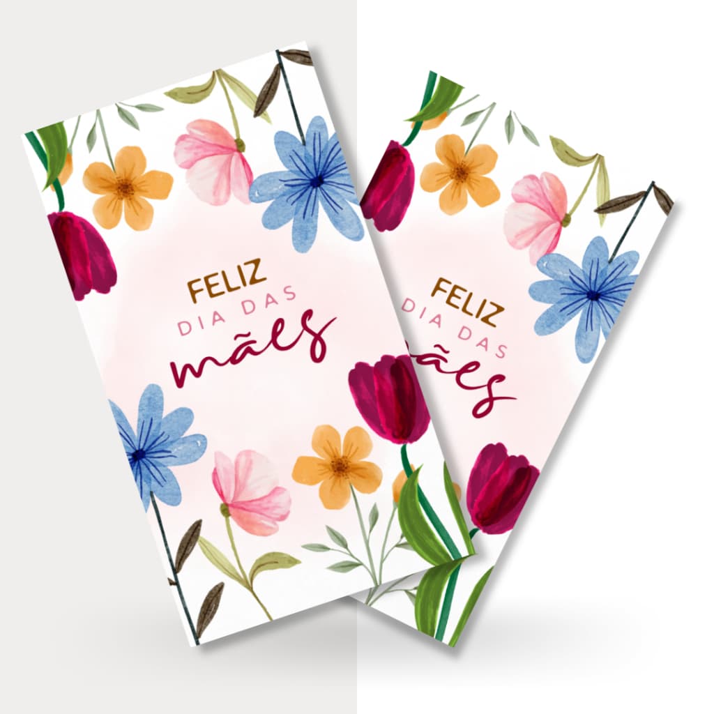 Cartão Feliz dia das Mães- Papelaria dia das mães