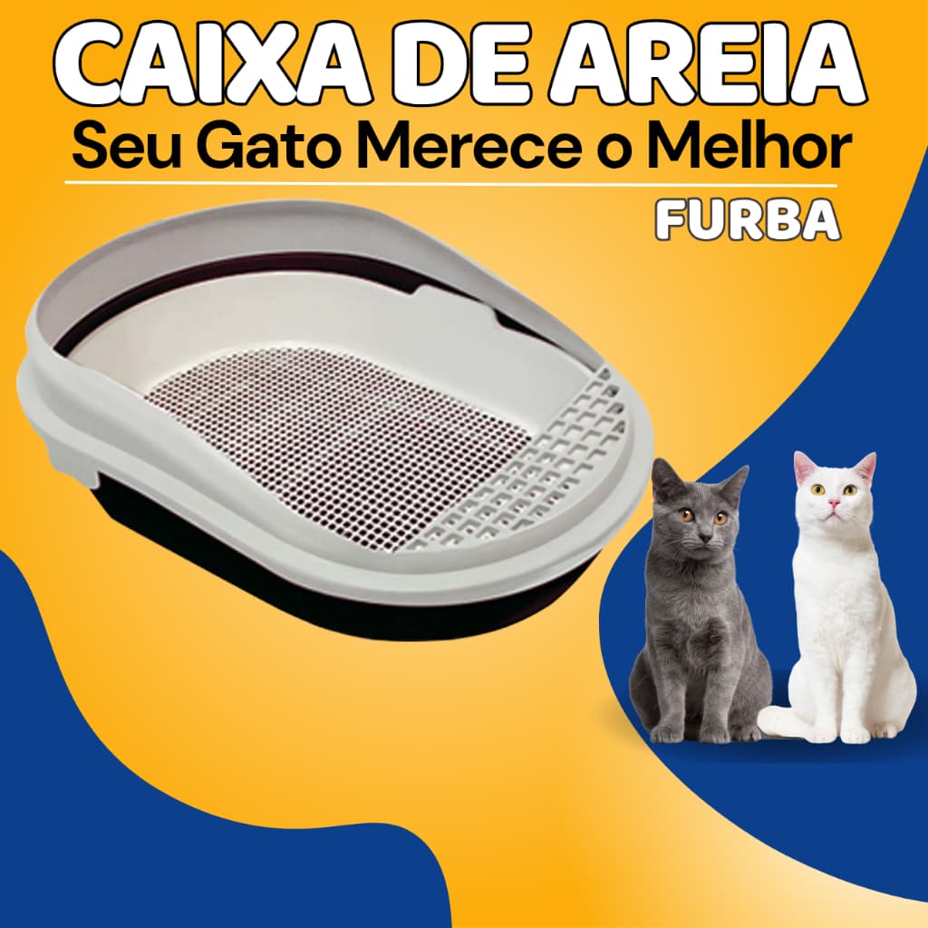 Caixa De Areia Para Gato Premium Exclusiva