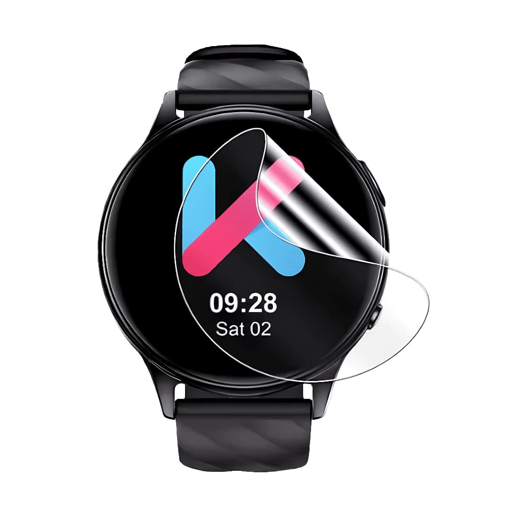 Pelicula Gel Hidrogel HD Anti Impacto Para Todos Modelos Relógio Redondo 35mm À 50mm