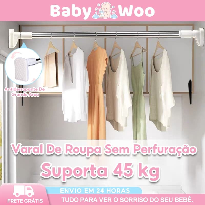 Varão Extensivel Grande Maior Medida 150cm A 280 cm Em Inox Multiuso Resistente Porta Cortina De Box E Banheiro