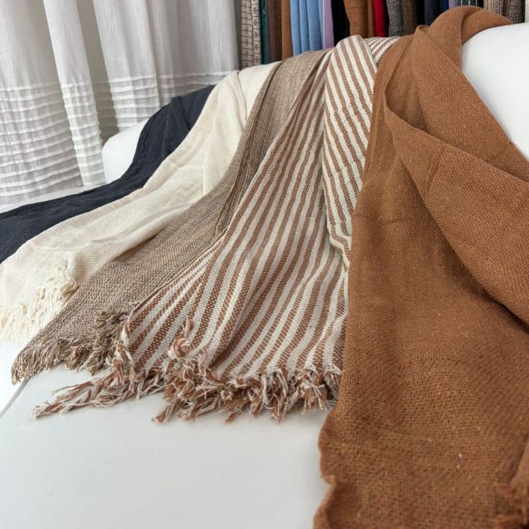 Manta Para Sofá Grande Algodão 200x140 Decoração