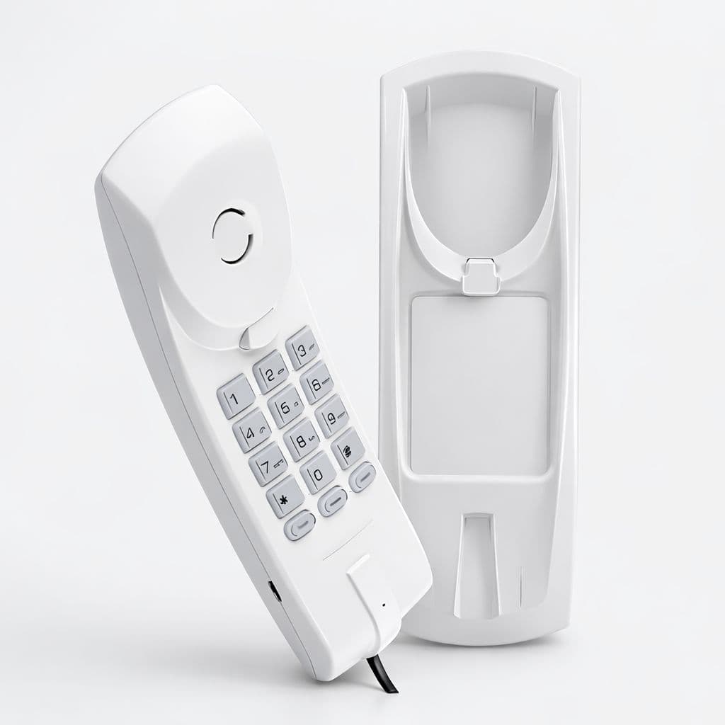 Telefone l interfone com Fio intelbras TC 20 Branco com Teclado Luminoso uso em Parede ou Mesa