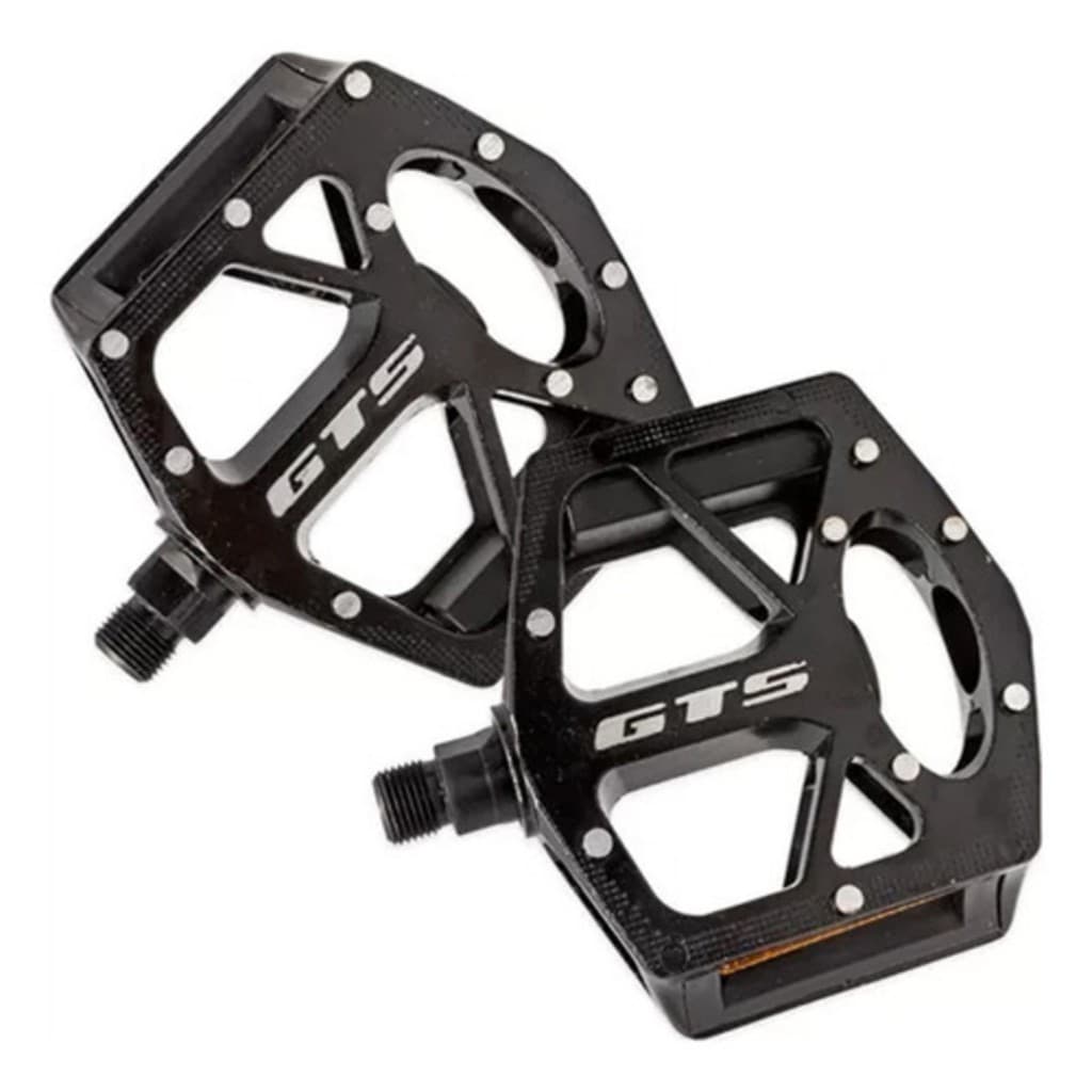 Par Pedal Plataforma Rosca Grossa 9/16 Gts Alumínio Oferta Mtb Bmx