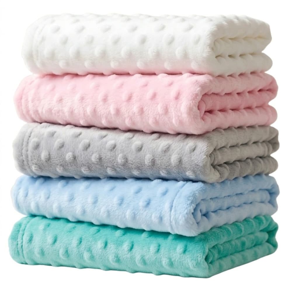 Cobertor de Bebe Soft Mantinha Extra Macia 80 x 100cm 10 Cores Disponiveis