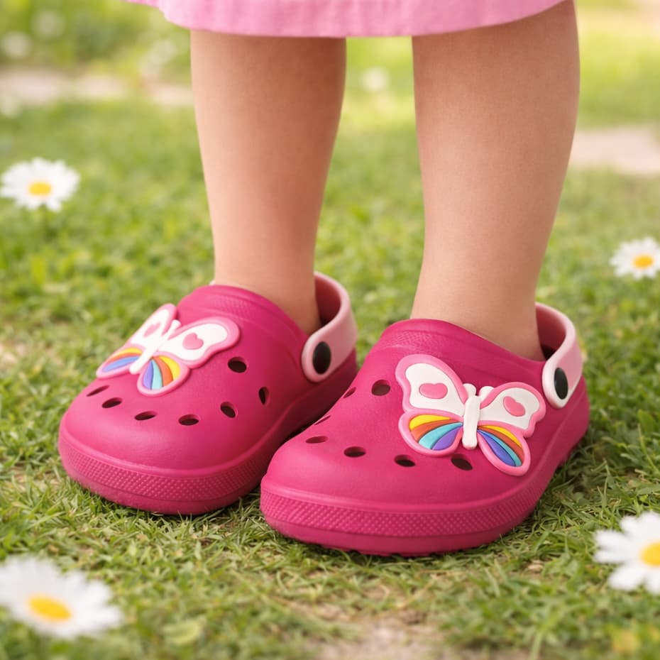 Babuche Infantil Menina Sola Anti-Derrapante Diversos Modelos e Cores