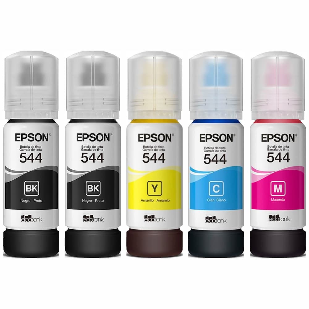 KIT 5 REFIL TINTA T5 44 5 44 L3110 L3250 L5190