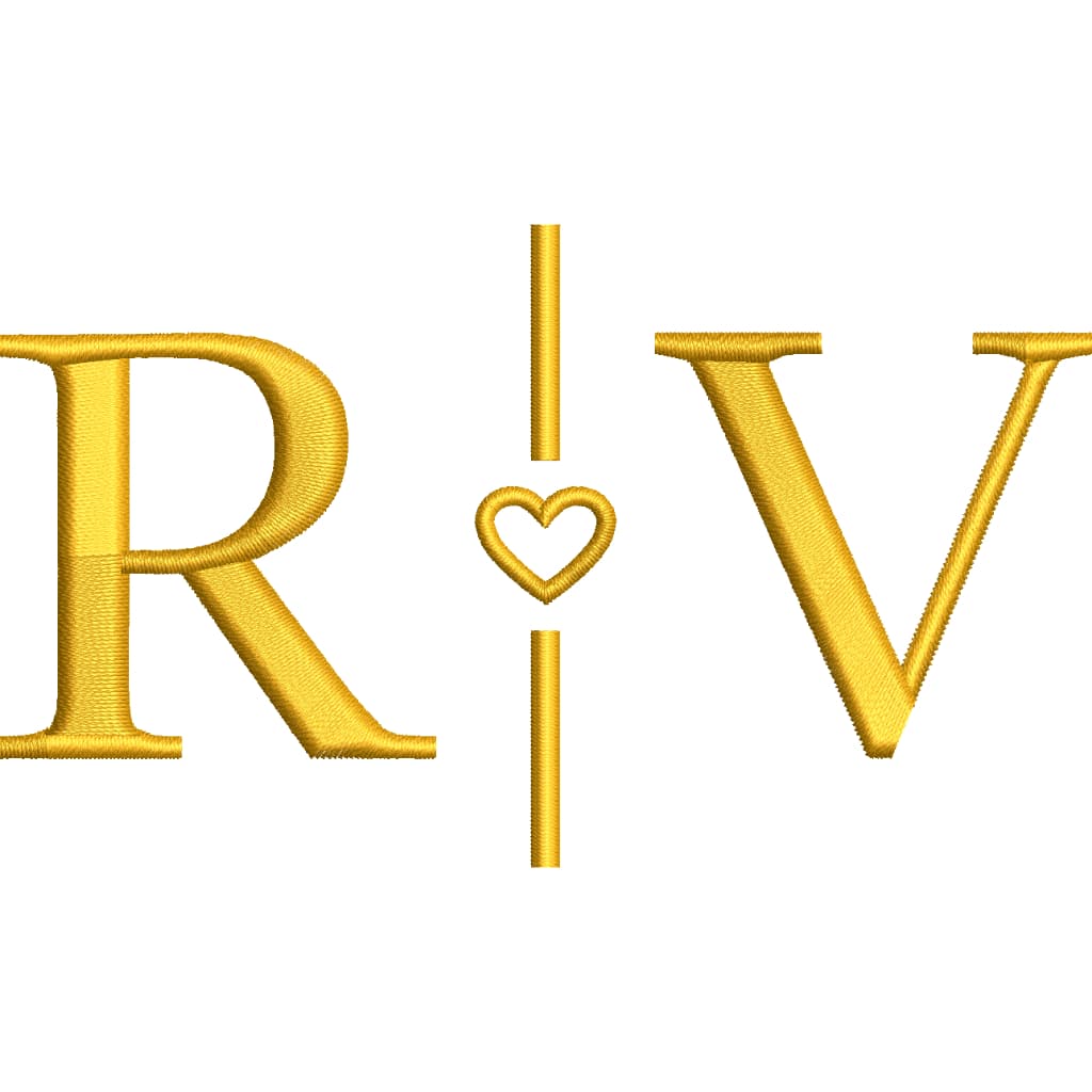 Toalha De Lavabo Personalizada Com Iniciais Bordadas Presente Casamento, Casal e Família