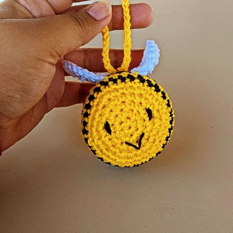 Chaveiro de Abelha Amigurumi Pacote Promocional 10/20/30 peças Lembrança de Aniversário Chá de Bebê Chá Revelação