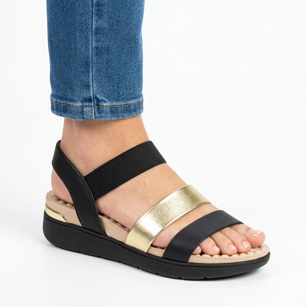 Sandália Papete Feminina Ortopédica Modare Massageador Esporão