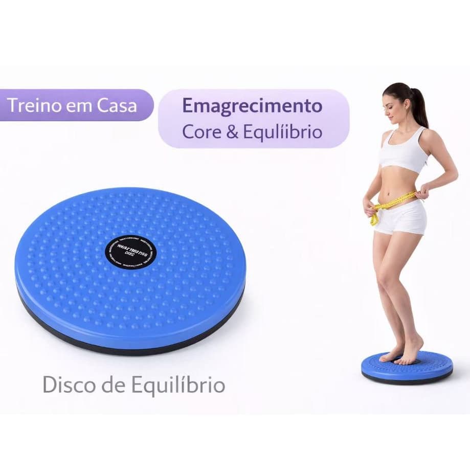 Disco Fitness Waist Twisting Disc P/ Exercicios Leve
