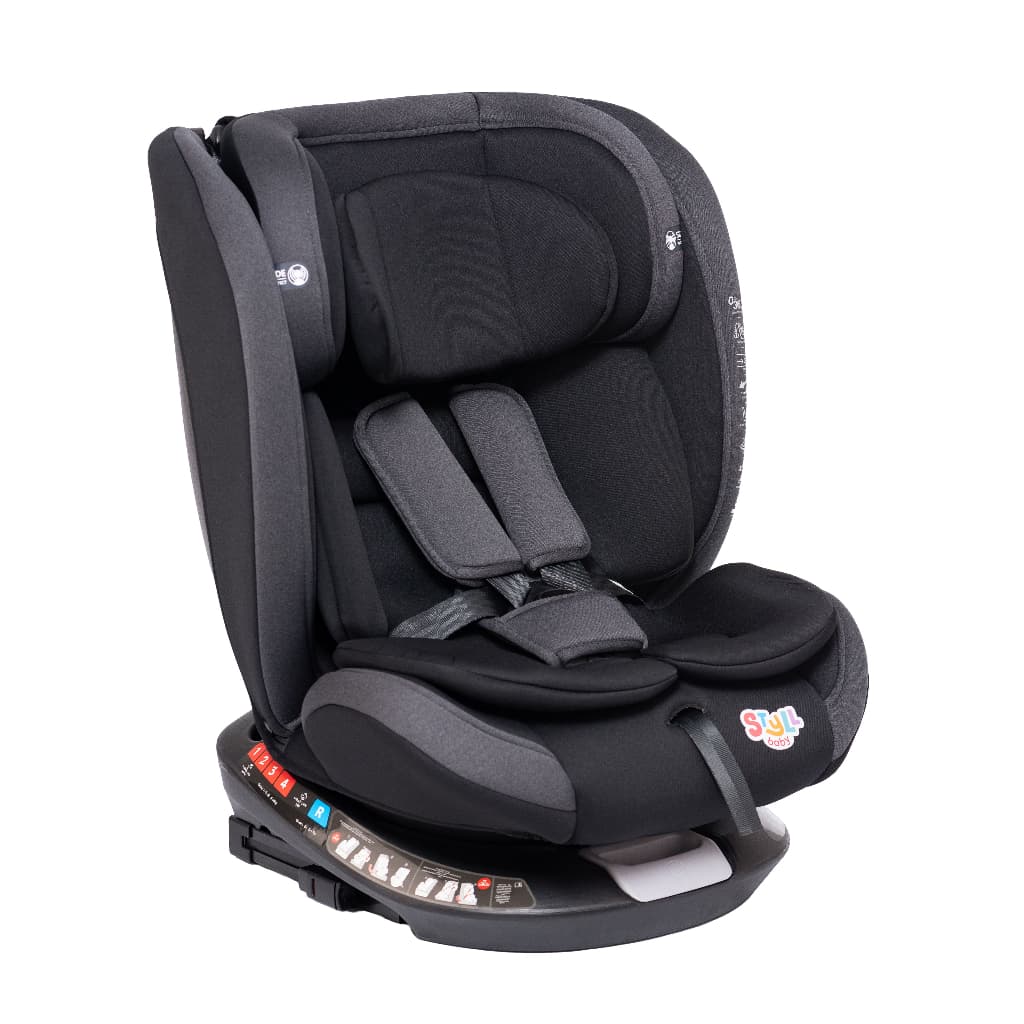 Cadeira para Auto/carro Styll Baby 360° com Isofix 0 à 36kg 4 Posições segura e confortável