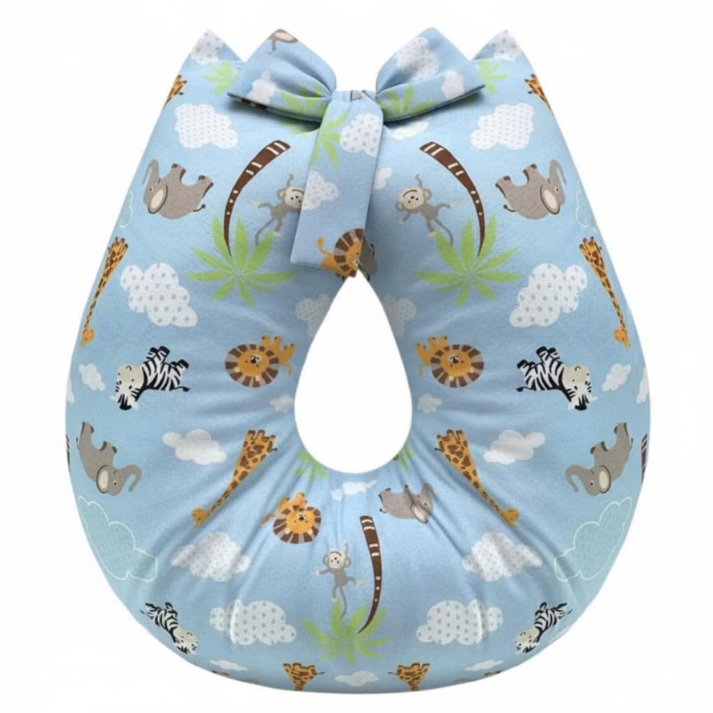 Capa para Almofada Amamentação Conforto para Mamãe e Bebê Sem Enchimento