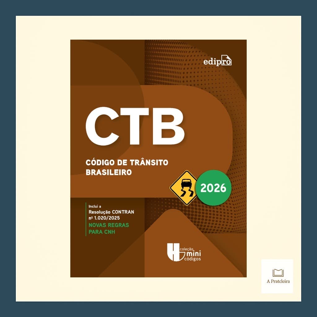 Código de Trânsito Brasileiro 2026 | Coleção Minicódigos Edipro | Atualizado e Compacto