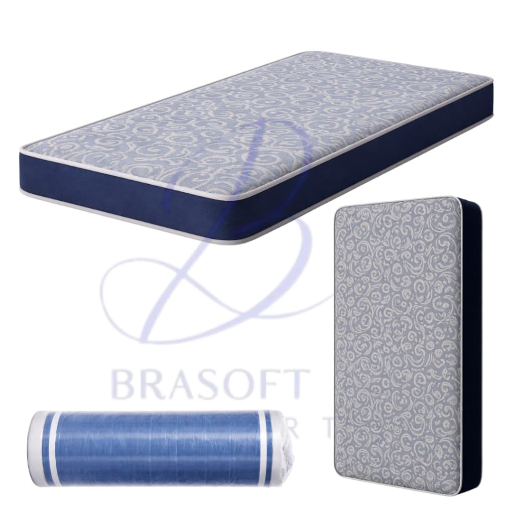 Colchão Solteiro Espuma Semi-Ortopédico D33 Conforto e Durabilidade