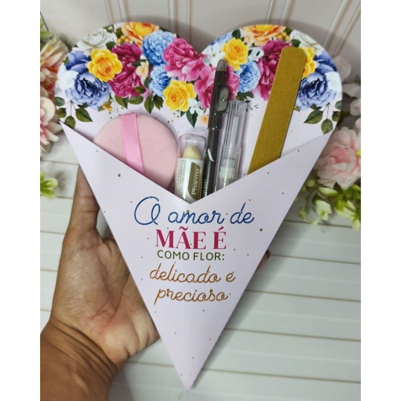 Envio em 24hrs -  kit 10 buquê dia das mães para colocar bombons, chocolate, maquiagem, perfume