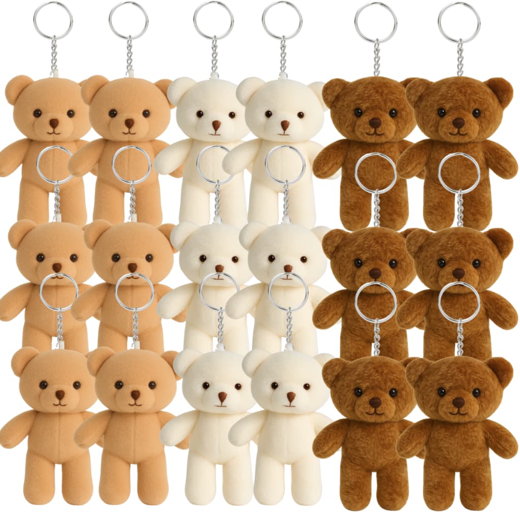 Ursinho De Pelucia Mini Lembrancinha Chaveiro 40 Unidades