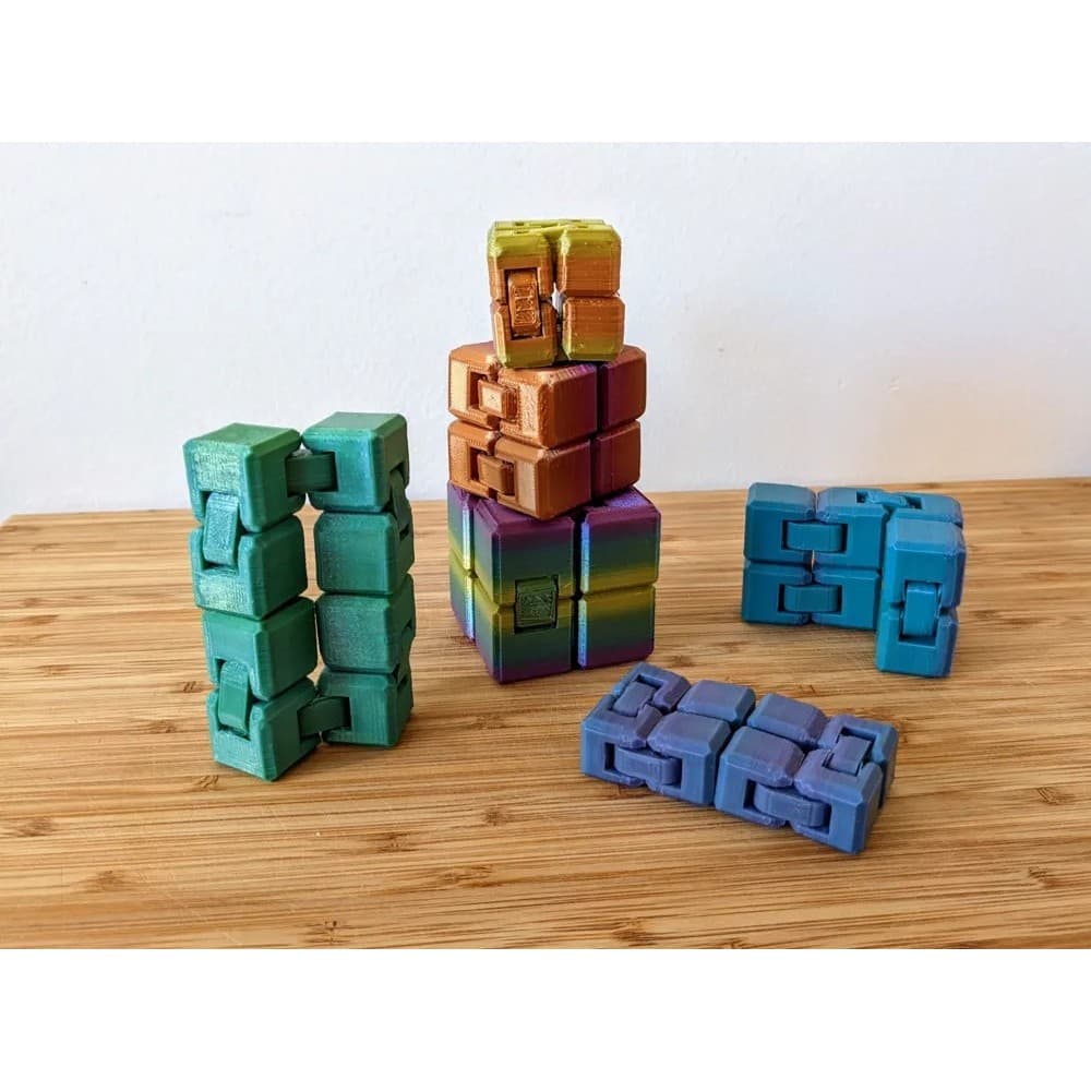 Cubo Infinito Premium - O Fidget Toy Mais Viciante do Mundo.