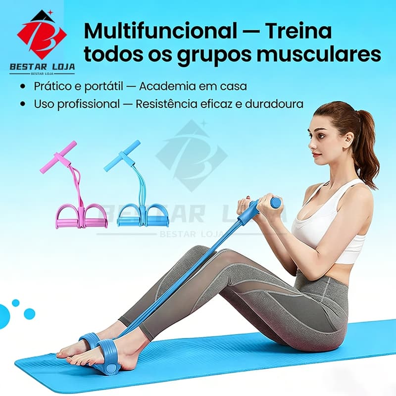 BESTAR LOJA Elástico Extensor de Exercícios Pull Reducer Multi Função Academia Em Casa Uso Profissional
