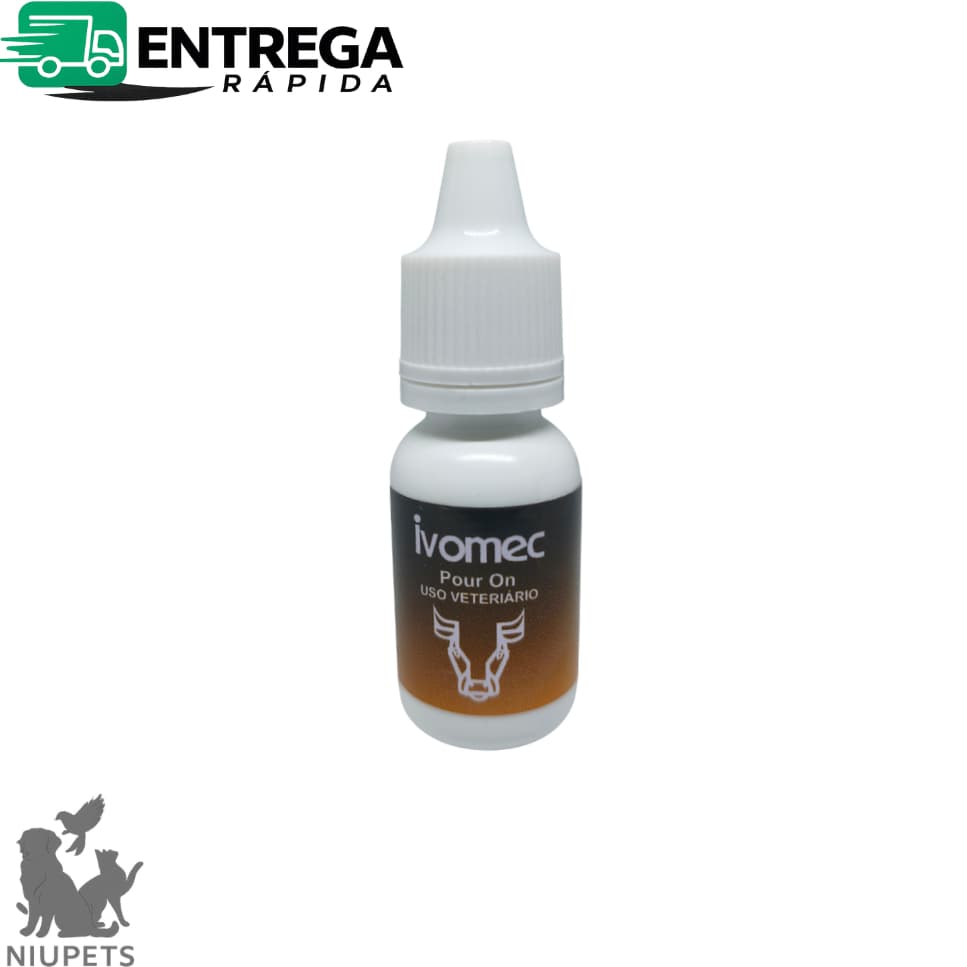 Remédio Ivomec Pour-on passaros e aves controle e tratamento para carrapatos vermes piolhos diarreia e peito seco