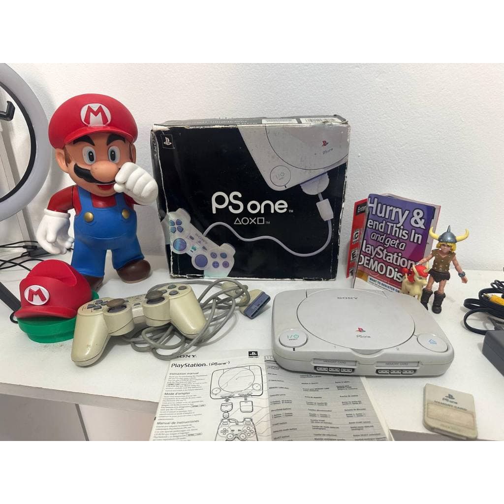CONSOLE PLAYSTATION 1 PS1 COM CAIXA