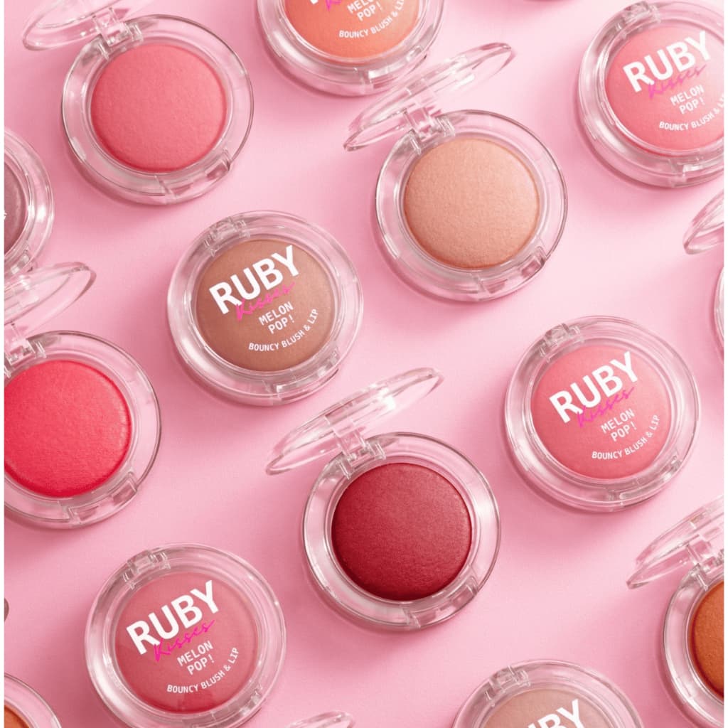Blush Lip Bouncy Melon Pop RK Ruby Kisses - 2 em 1 Hidratante com Vitamina E