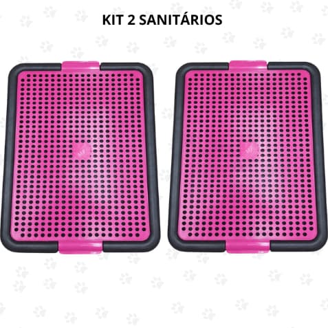 Kit 2 Sanitário Cachorro Grande Tapete Higiênico Lavável Pet Banheiro Para Cachorro