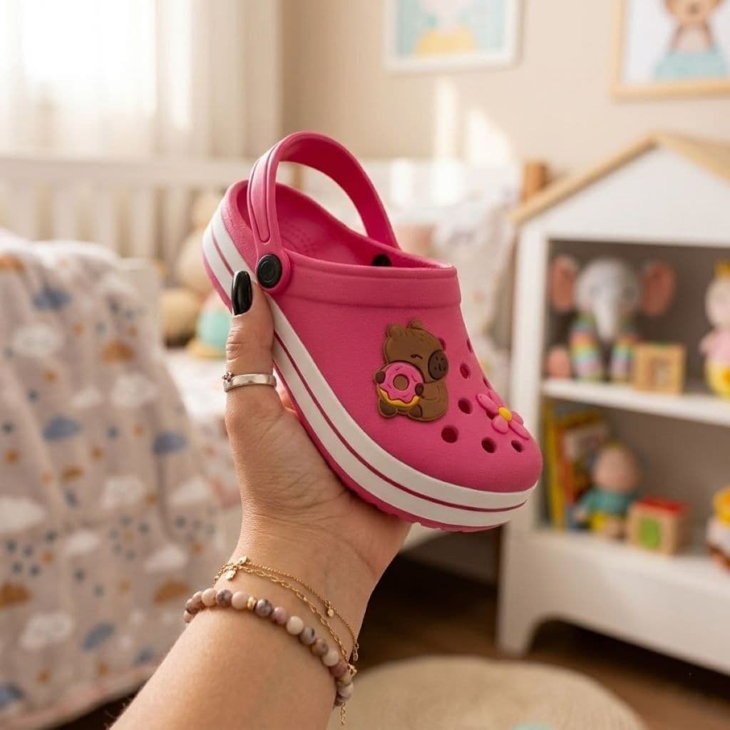 Babuche Infantil Feminina Confortável Vários Modelos Menina Criança Lançamento Original