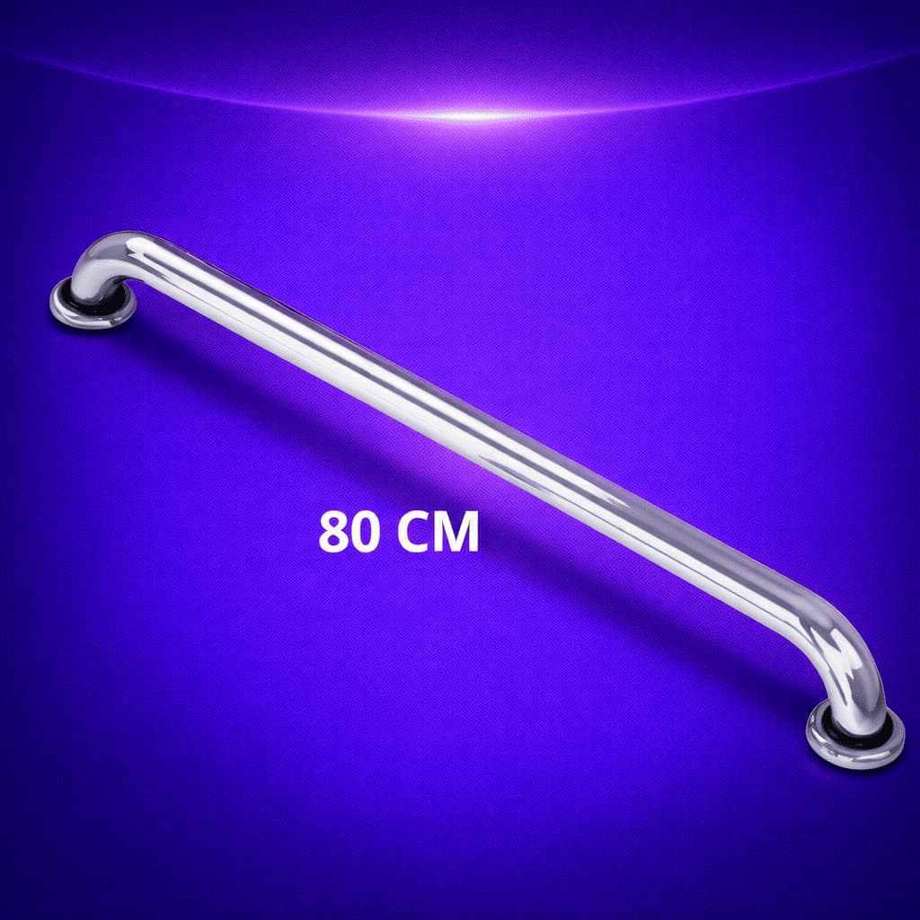 Alça 80 CM Barra de Apoio Para Idosos e Deficientes Para Banheiros Piscinas etc